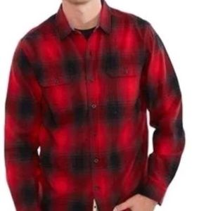 Woolrich Ultimate Flannel Shirt Campfire Red M